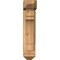 Ekena Millwork Merced Arts and Crafts Smooth Bracket w/ Offset Brace, Western Red Cedar, 5 1/2"W x 14"D x 26"H BKT0604X14X26MRC03SWR - alternate 3